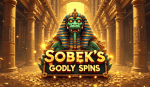 Sobek's Godly Spins Slot Gacor Bertema Dewa Mesir dari Play’n GO